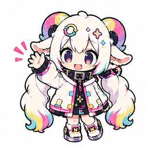 waving channel character