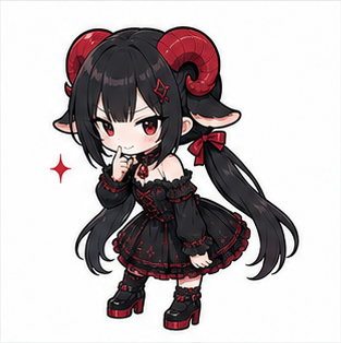 記事にツッコミを入れる黒い羊のキャラクター