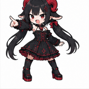 黒い子