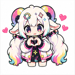 白い子