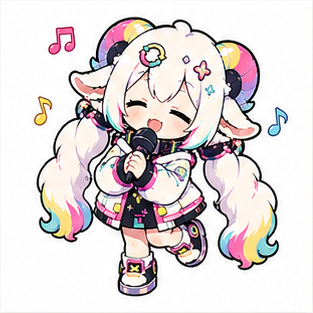 白い子