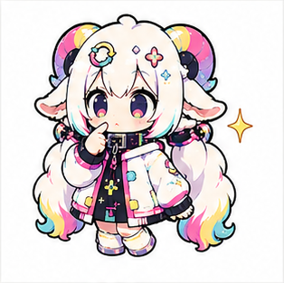 白い子