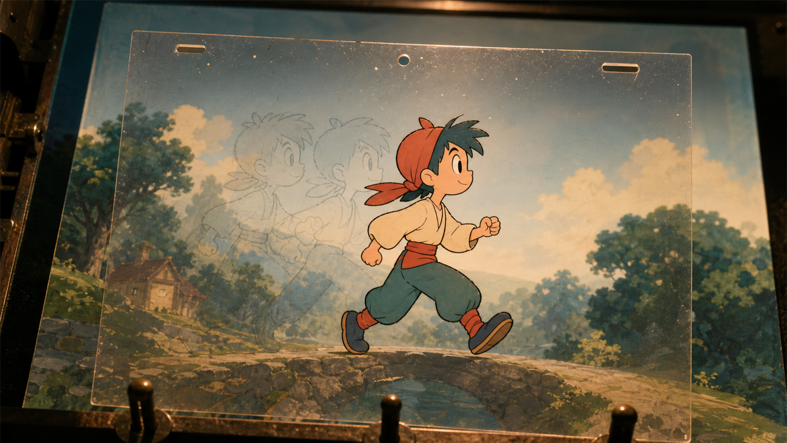 セル / 手描きアニメ（cel animation）の非写実技法サンプル画像