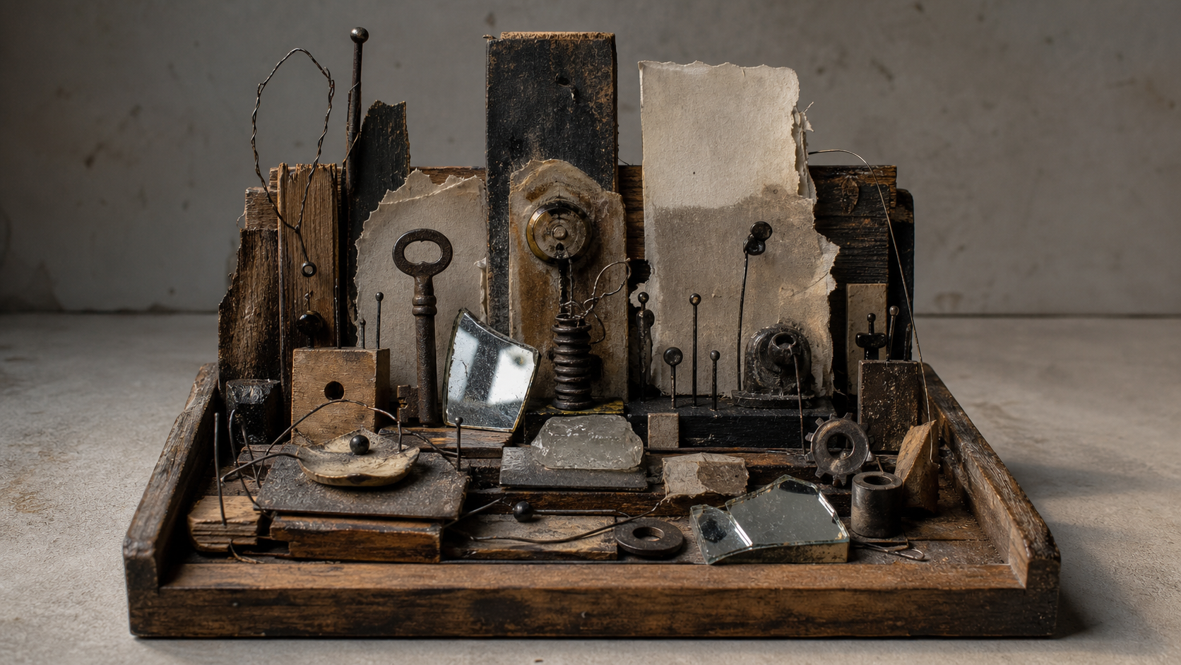 アサンブラージュ（assemblage）の非写実技法サンプル画像