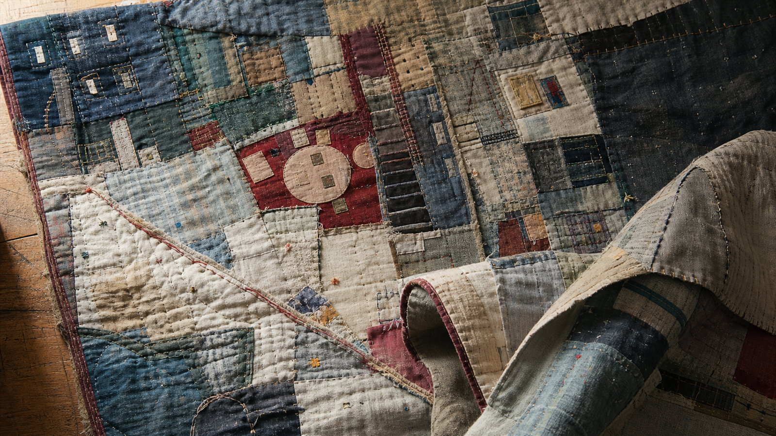 キルト / パッチワーク（quilt, patchwork）の非写実技法サンプル画像