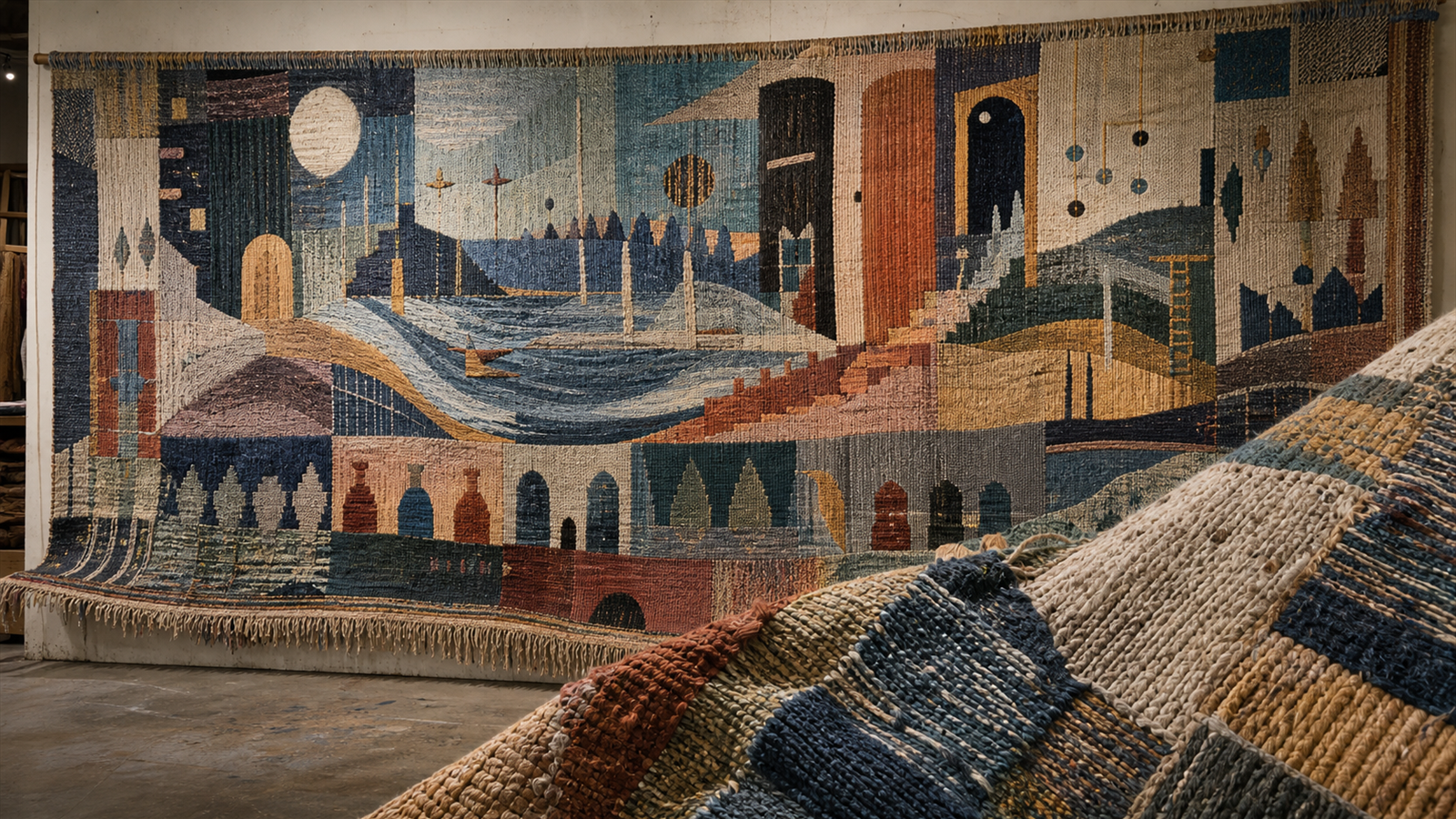 タペストリー（tapestry）の非写実技法サンプル画像
