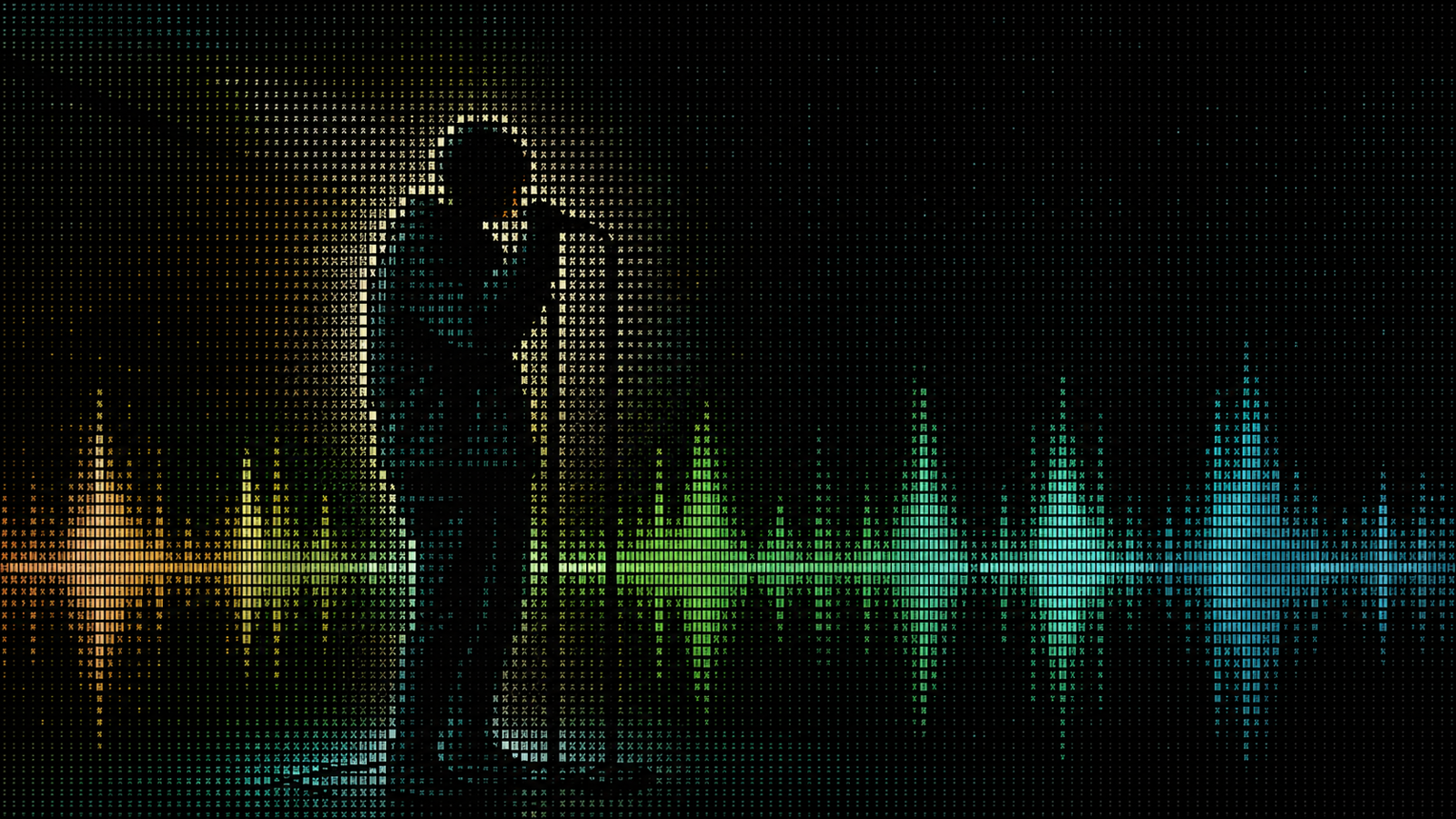 ASCII / ANSIアート（textmode art）の非写実技法サンプル画像