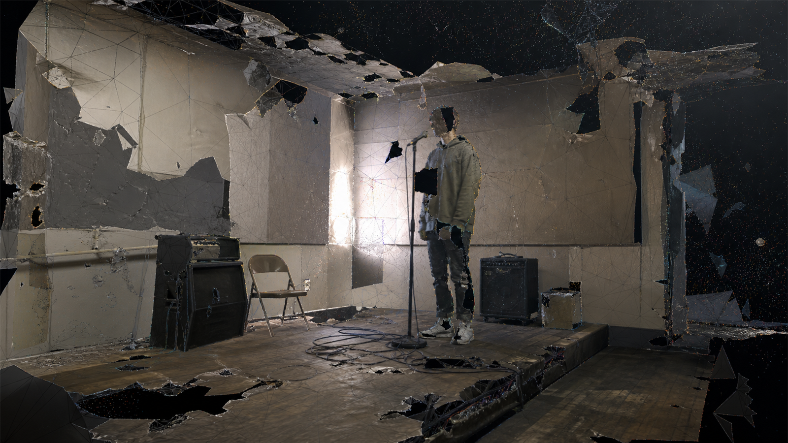 フォトグラメトリ崩し（stylized photogrammetry）の非写実技法サンプル画像