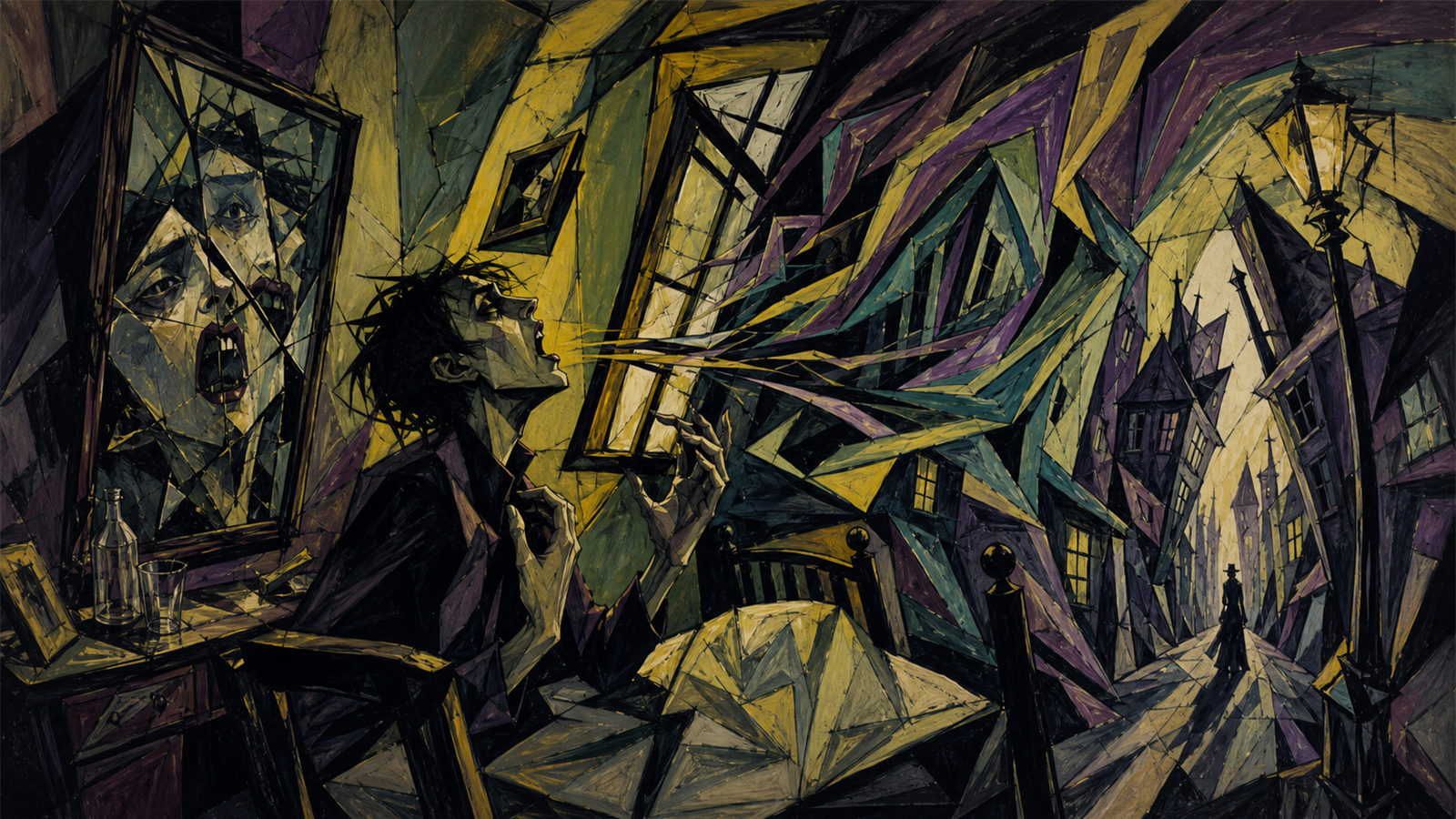 表現主義（Expressionism）の非写実技法サンプル画像