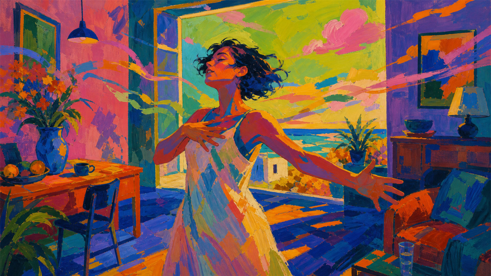 フォーヴィスム（Fauvism）の非写実技法サンプル画像