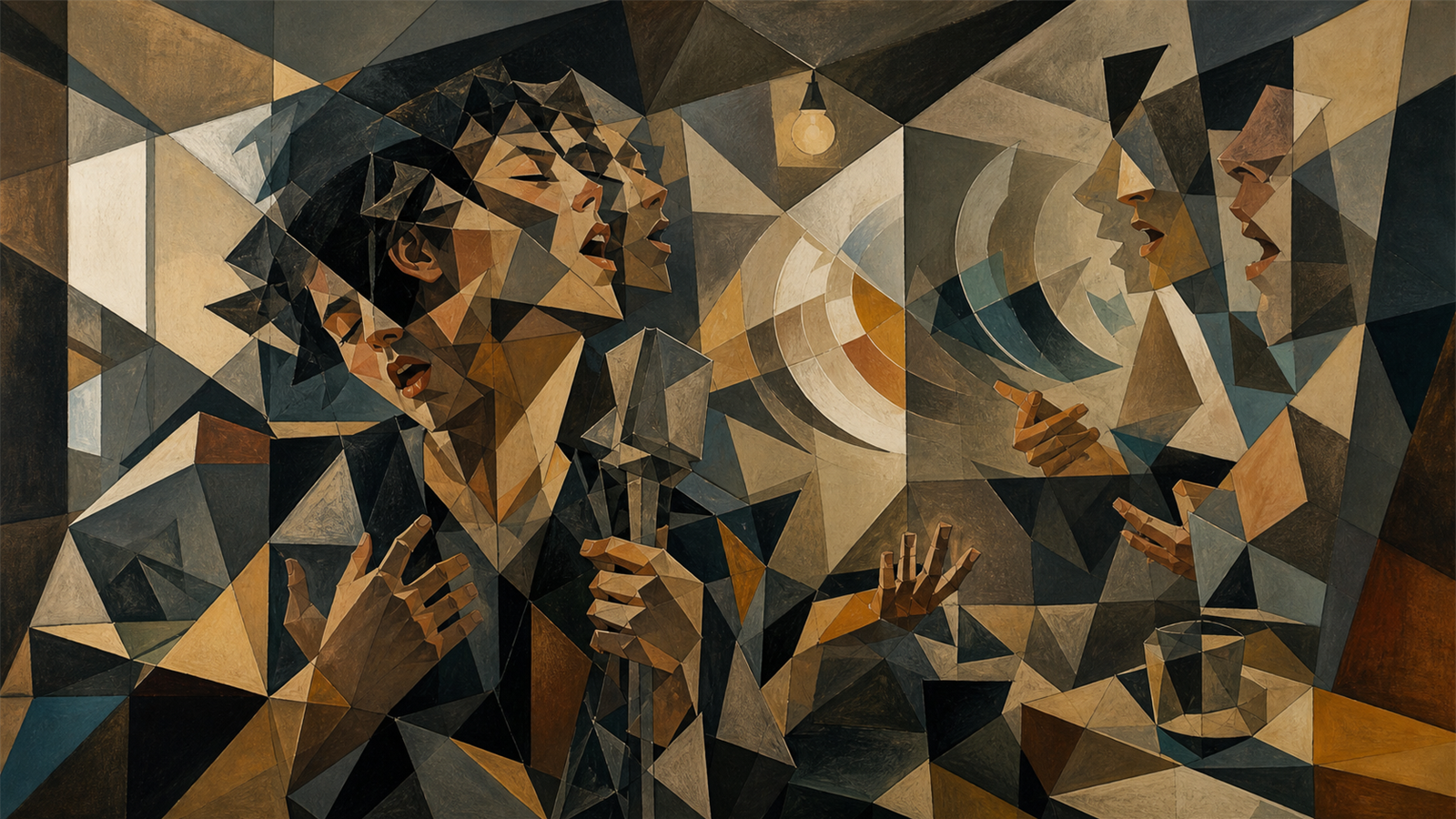 キュビスム（Cubism）の非写実技法サンプル画像