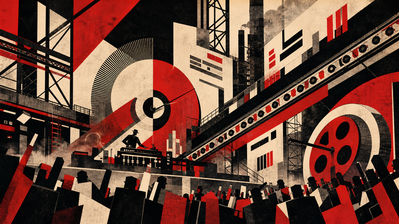 構成主義（Constructivism）の非写実技法サンプル画像