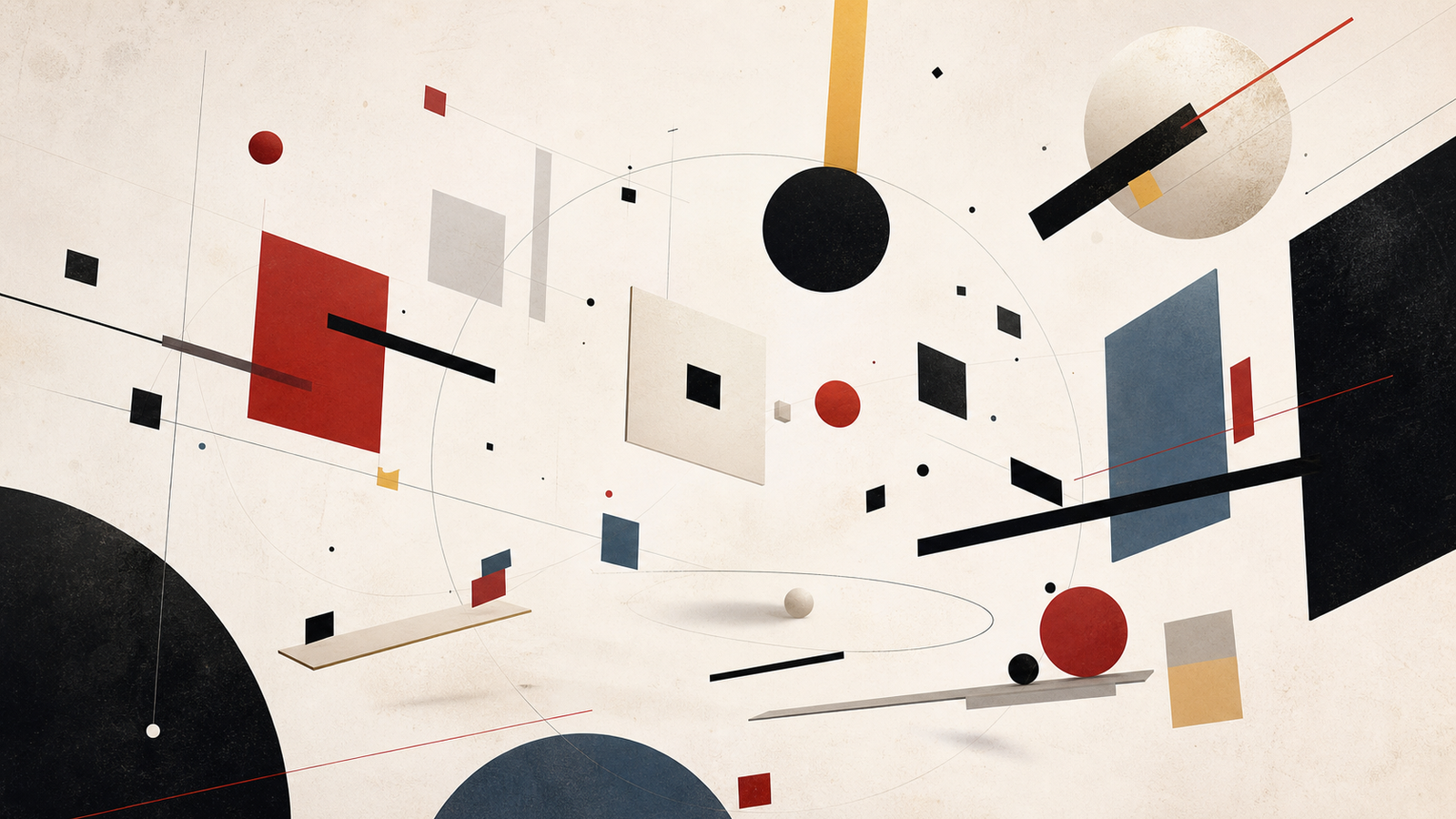 シュプレマティスム（Suprematism）の非写実技法サンプル画像