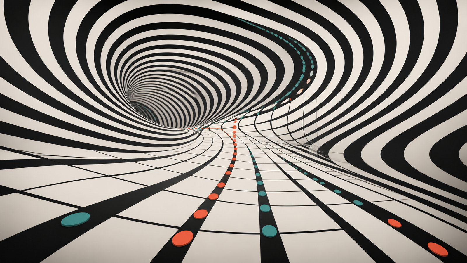 オプ・アート（Op Art）の非写実技法サンプル画像
